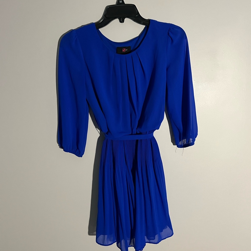 Royal Blue half sleeve dress